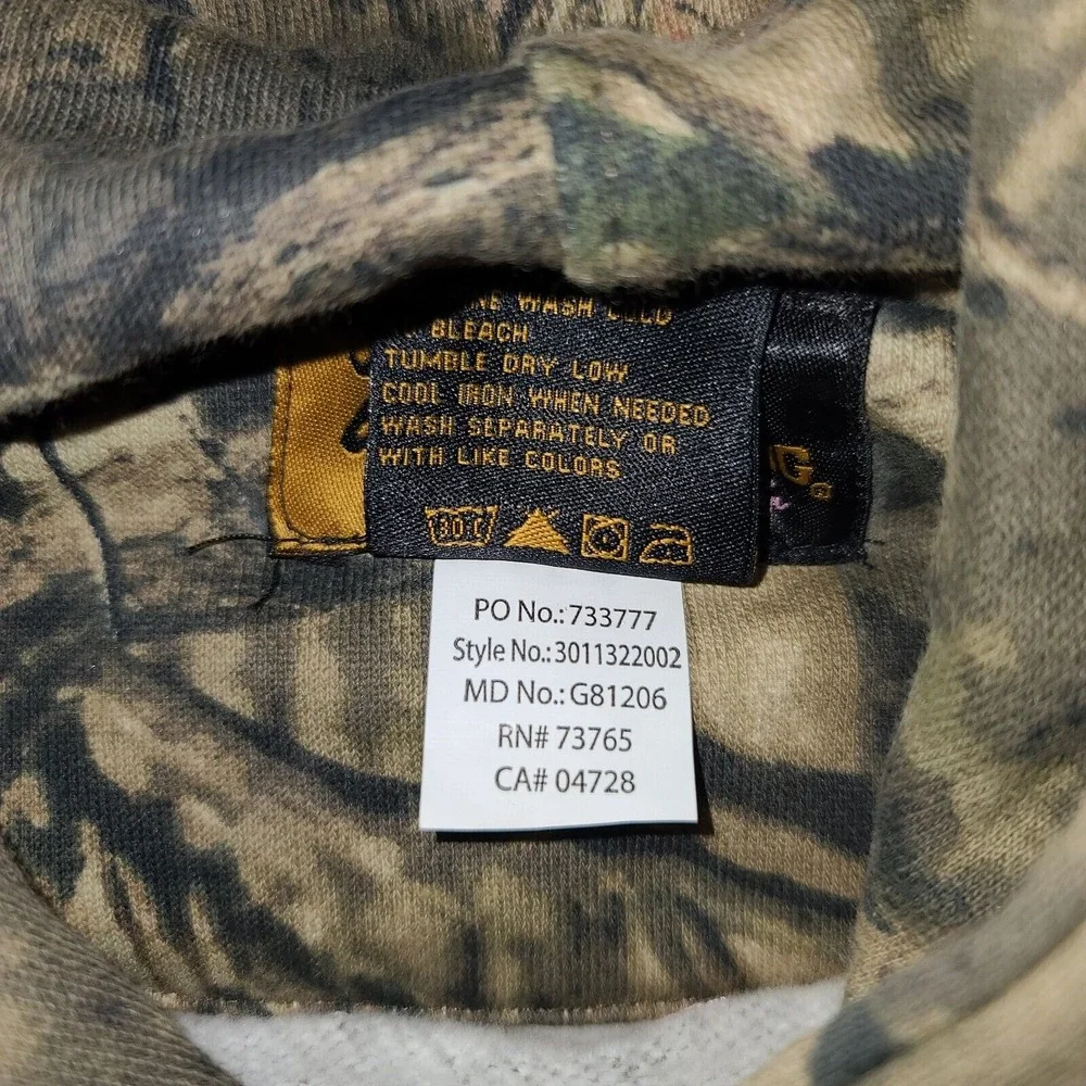 Browning For Her Camo Hoodie‎ Pink Buckmark Logo Women's Medium Hunting - Picture 7 of 14